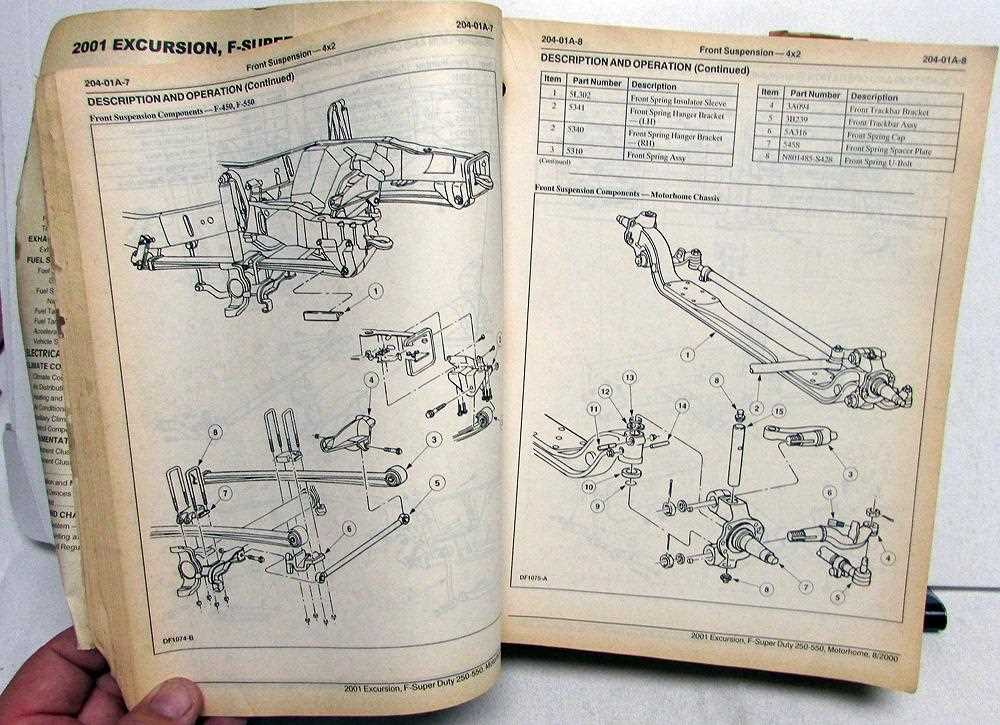 2001 ford excursion repair manual