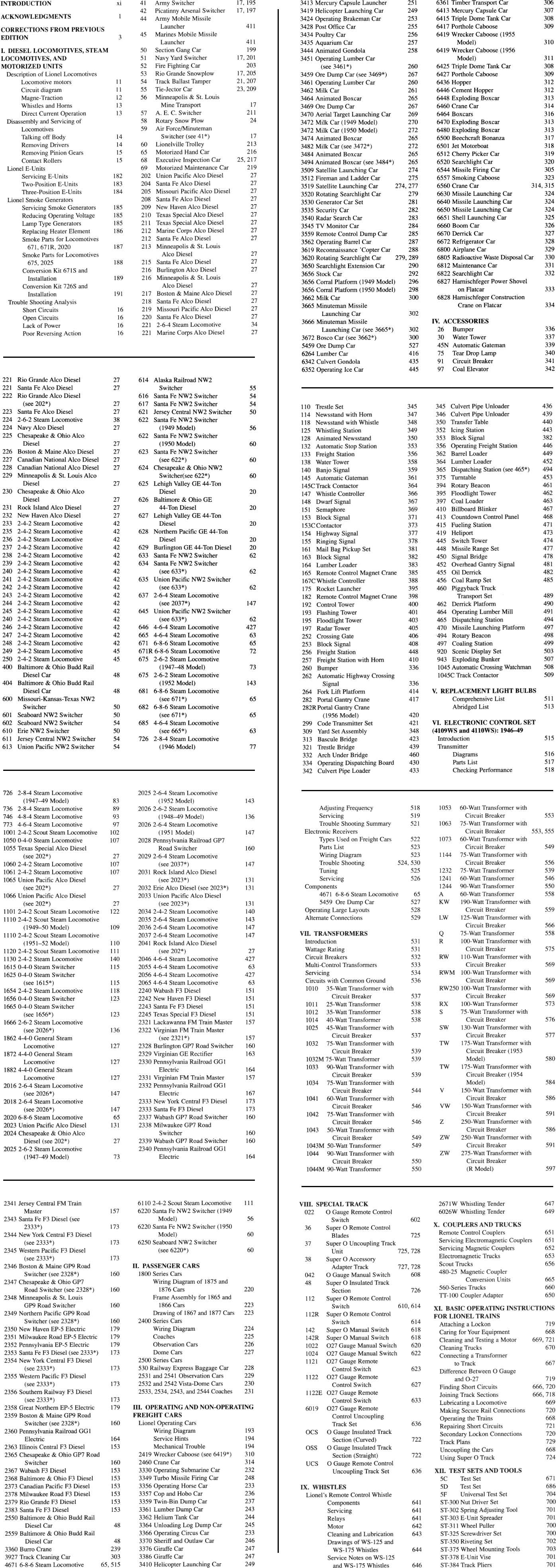 greenbergs repair and operating manual for lionel trains