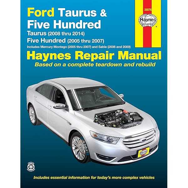 2000 mercury sable repair manual