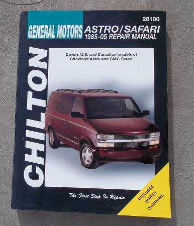 chevy astro van repair manual