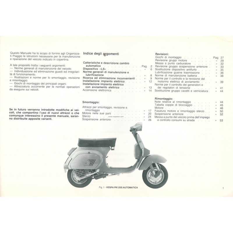 vespa scooter repair manual