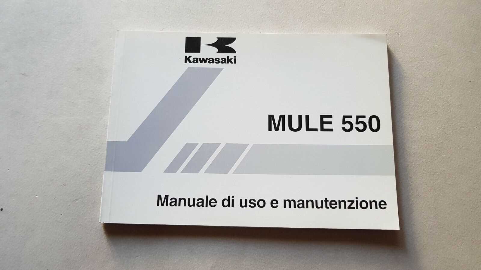 kawasaki mule 550 repair manual