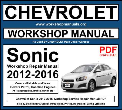 2014 chevy sonic repair manual