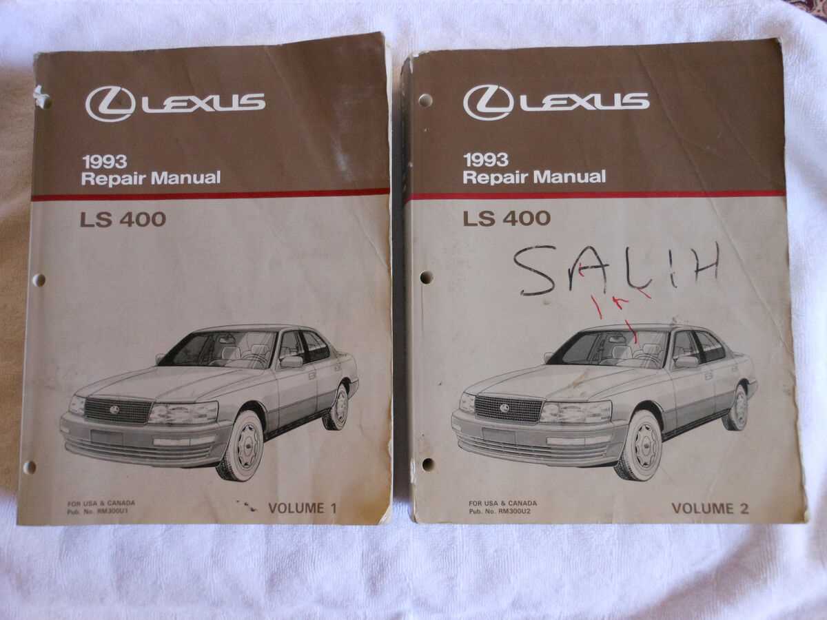 93 lexus ls400 repair manual