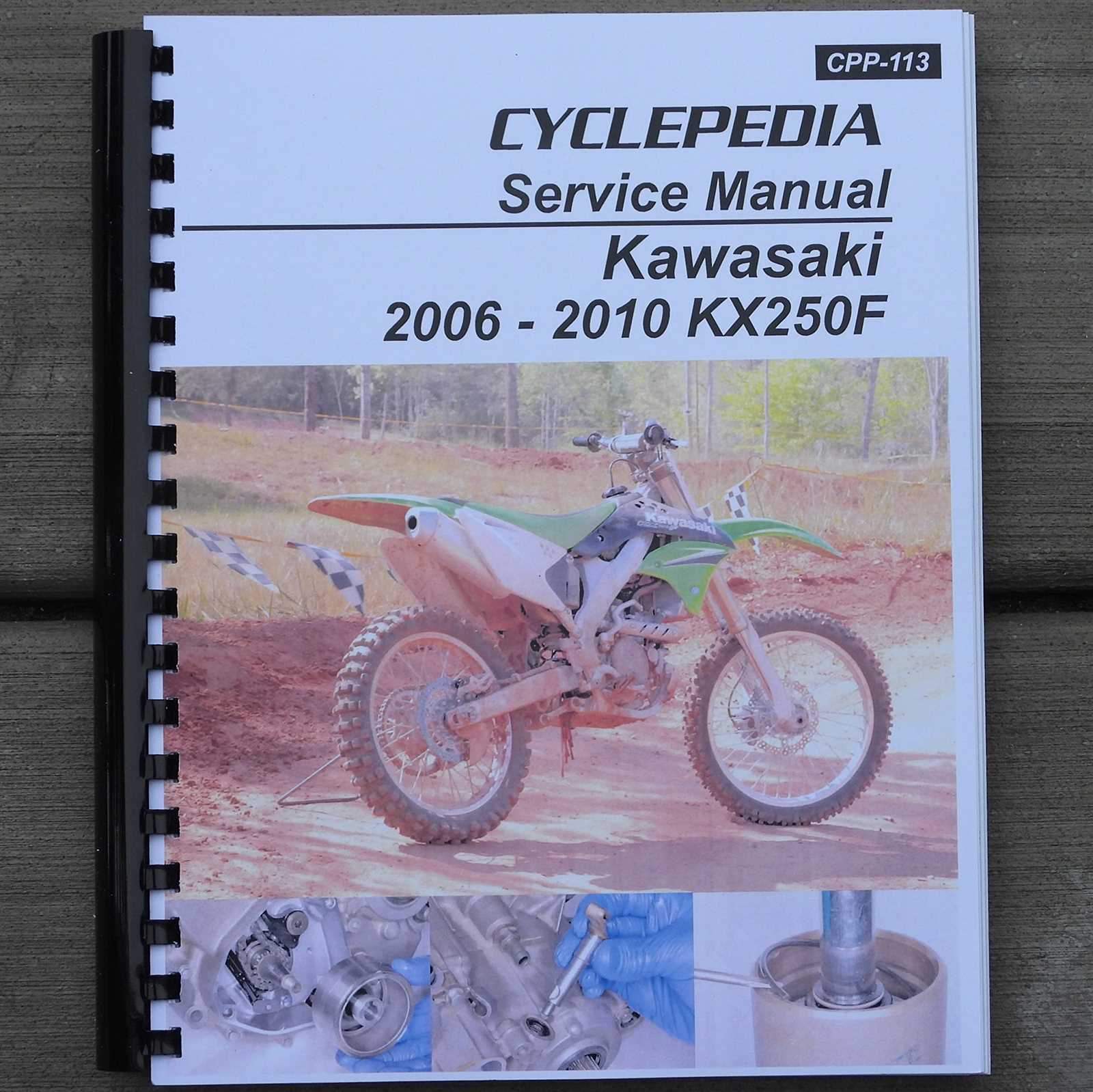 2006 kawasaki kx250f repair manual