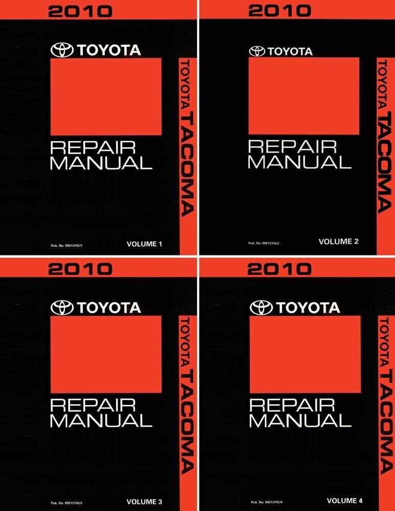 2019 toyota tacoma repair manual