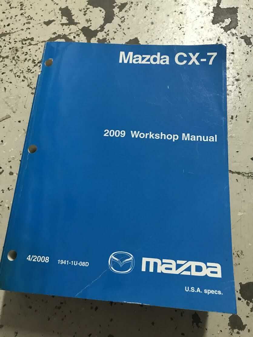 mazda cx 9 service repair manual