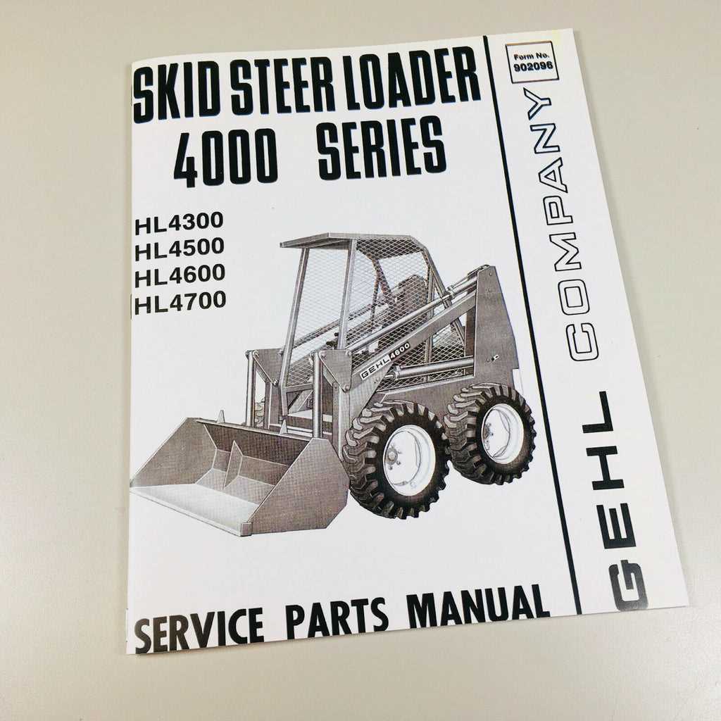 gehl skid steer repair manual