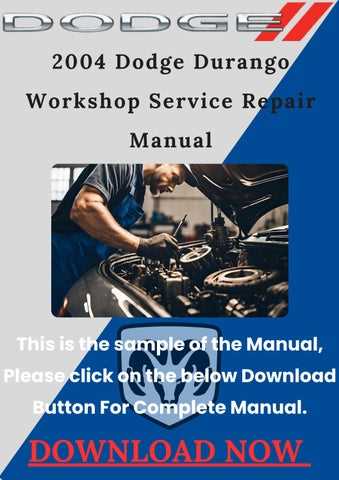 2004 dodge durango repair manual