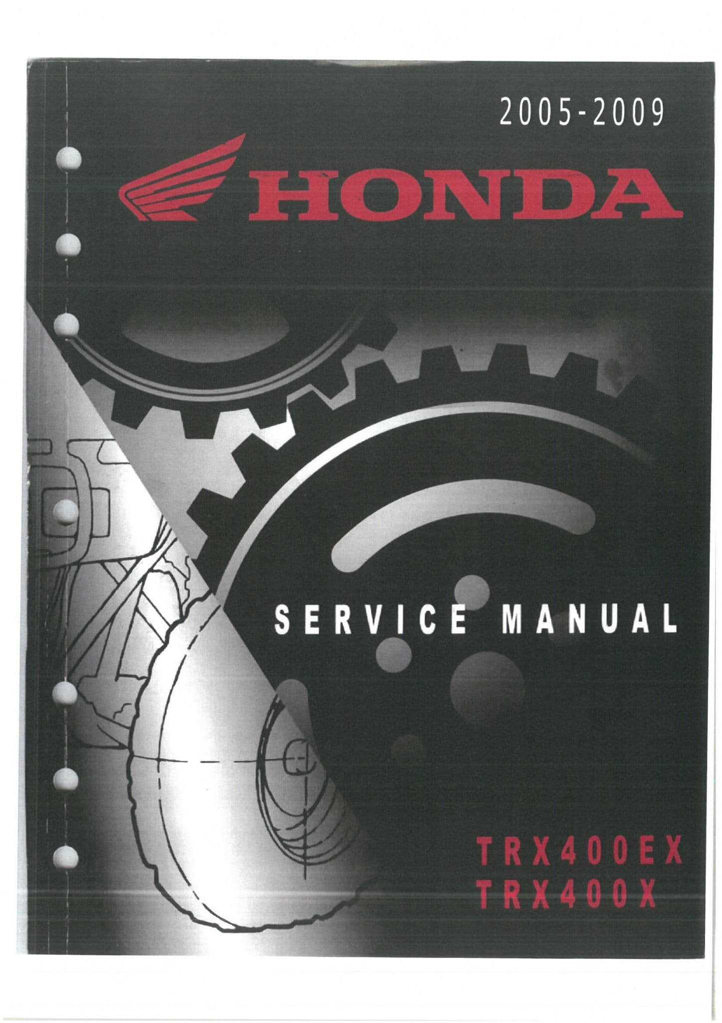 2001 honda 400ex repair manual