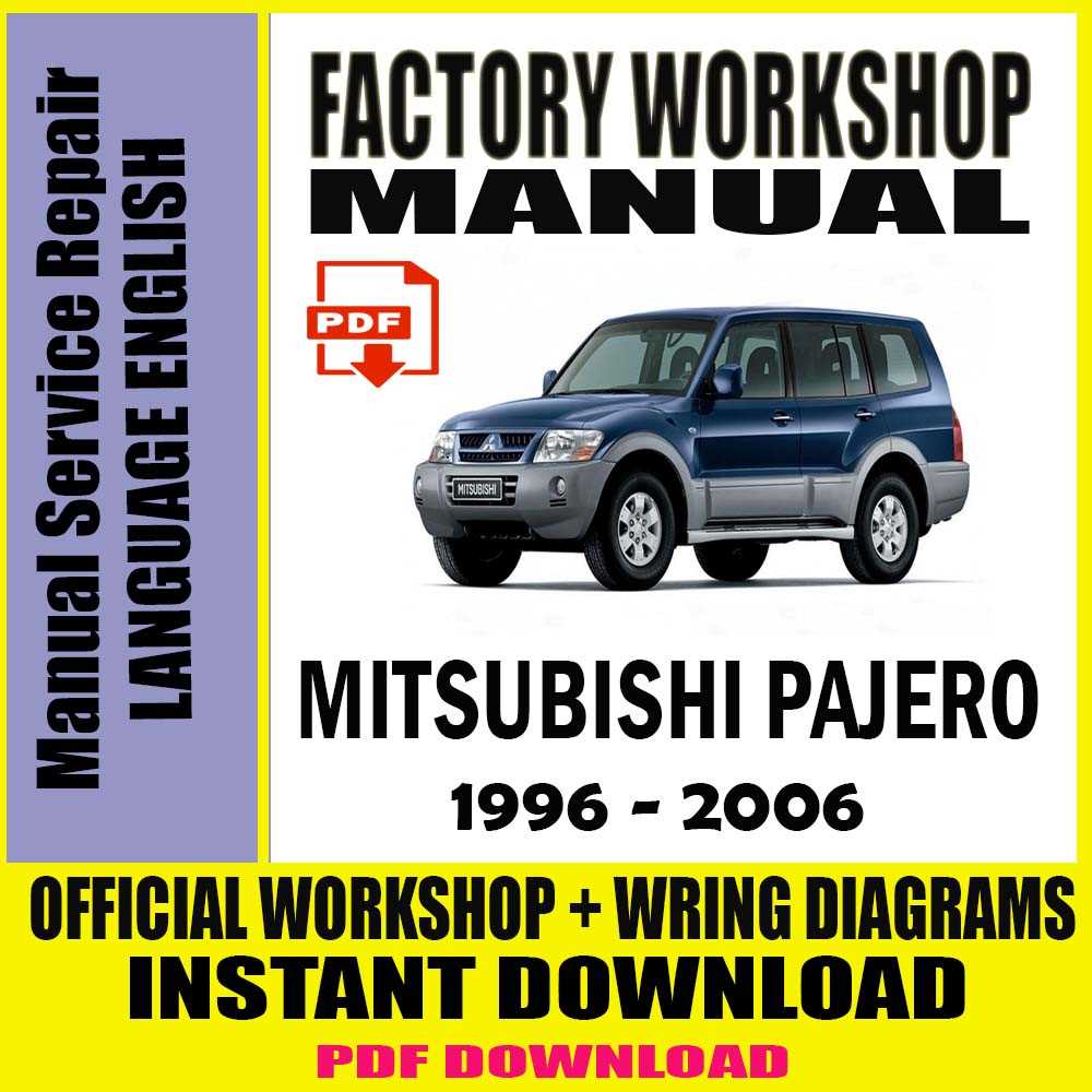 1999 mitsubishi montero repair manual