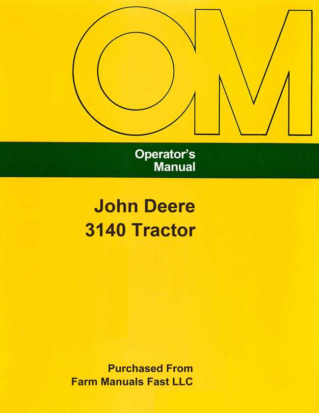 john deere 3140 repair manual