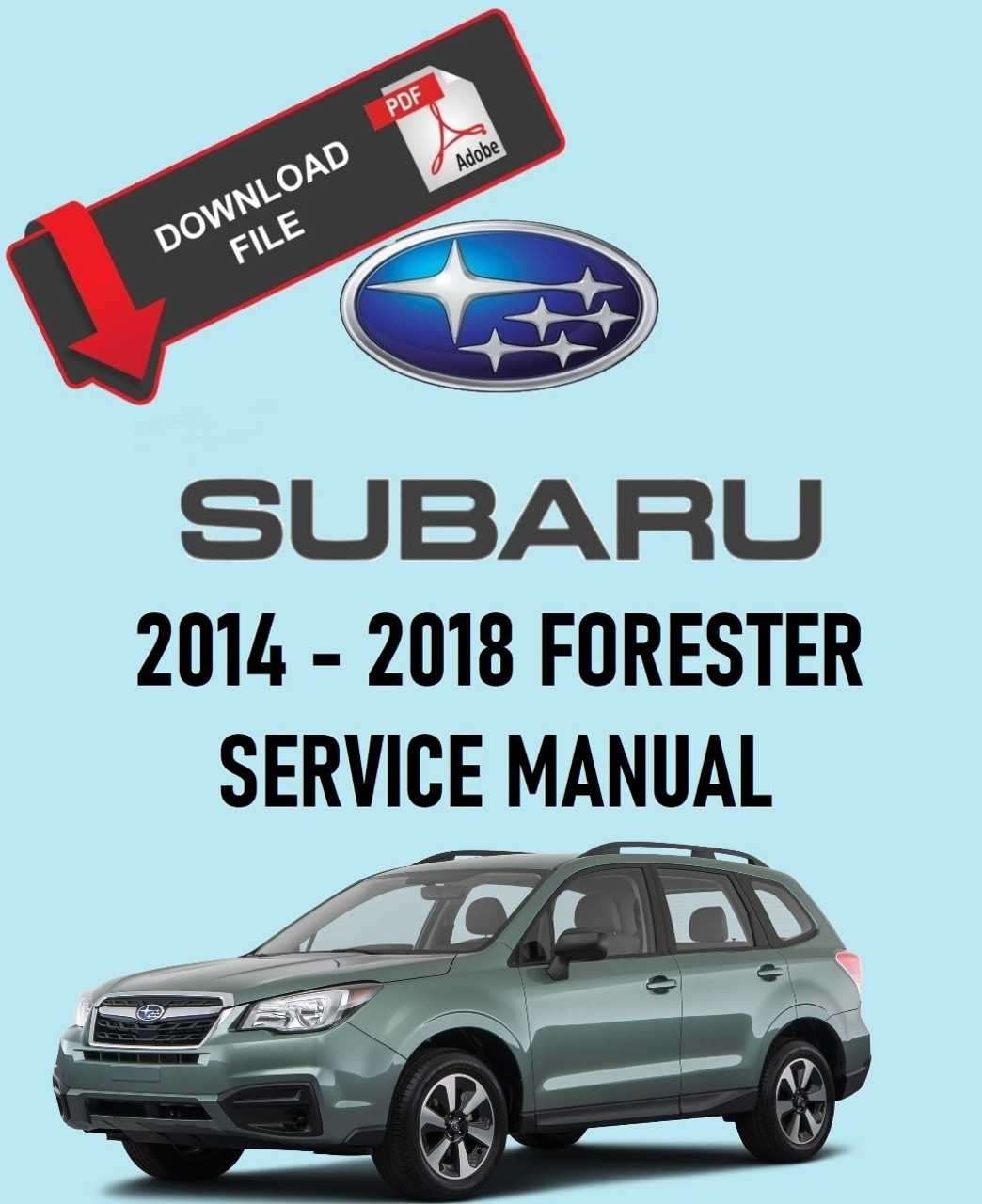 2001 subaru forester repair manual