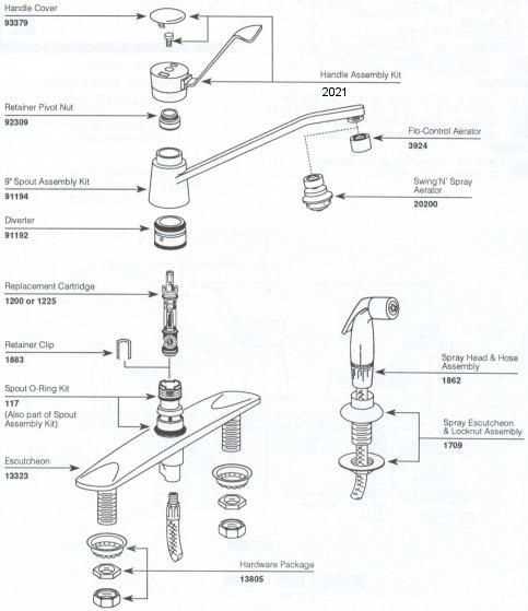 moen kitchen faucet repair manual