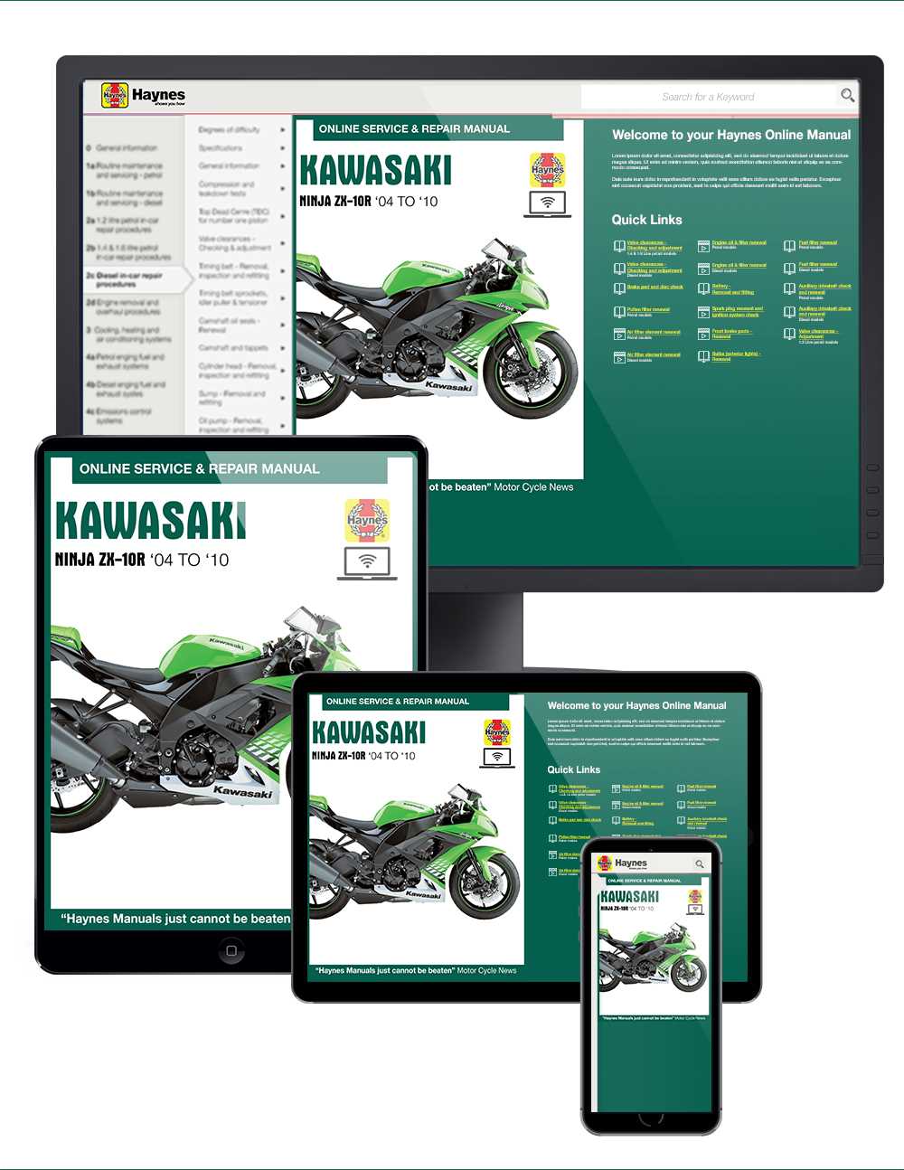 kawasaki zx6r repair manual