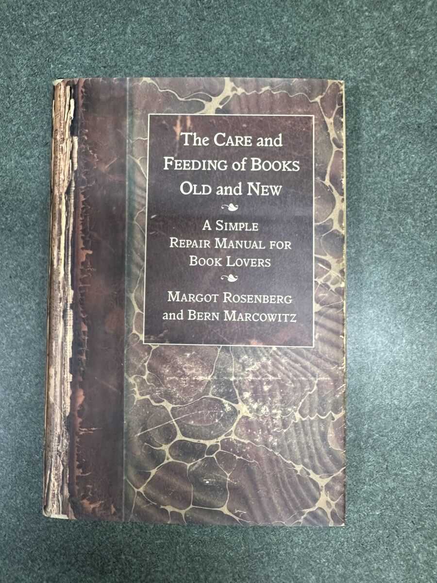 a simple book repair manual