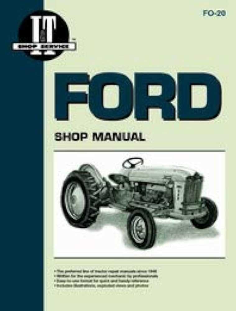 ford 600 tractor repair manual