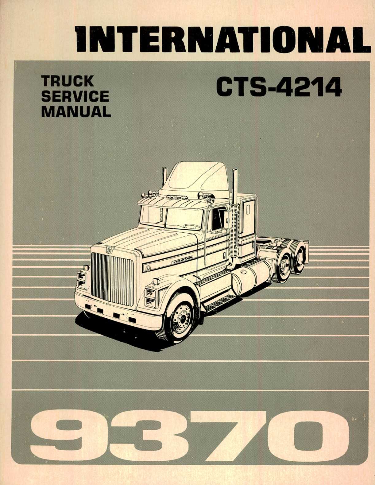 kenworth truck repair manual