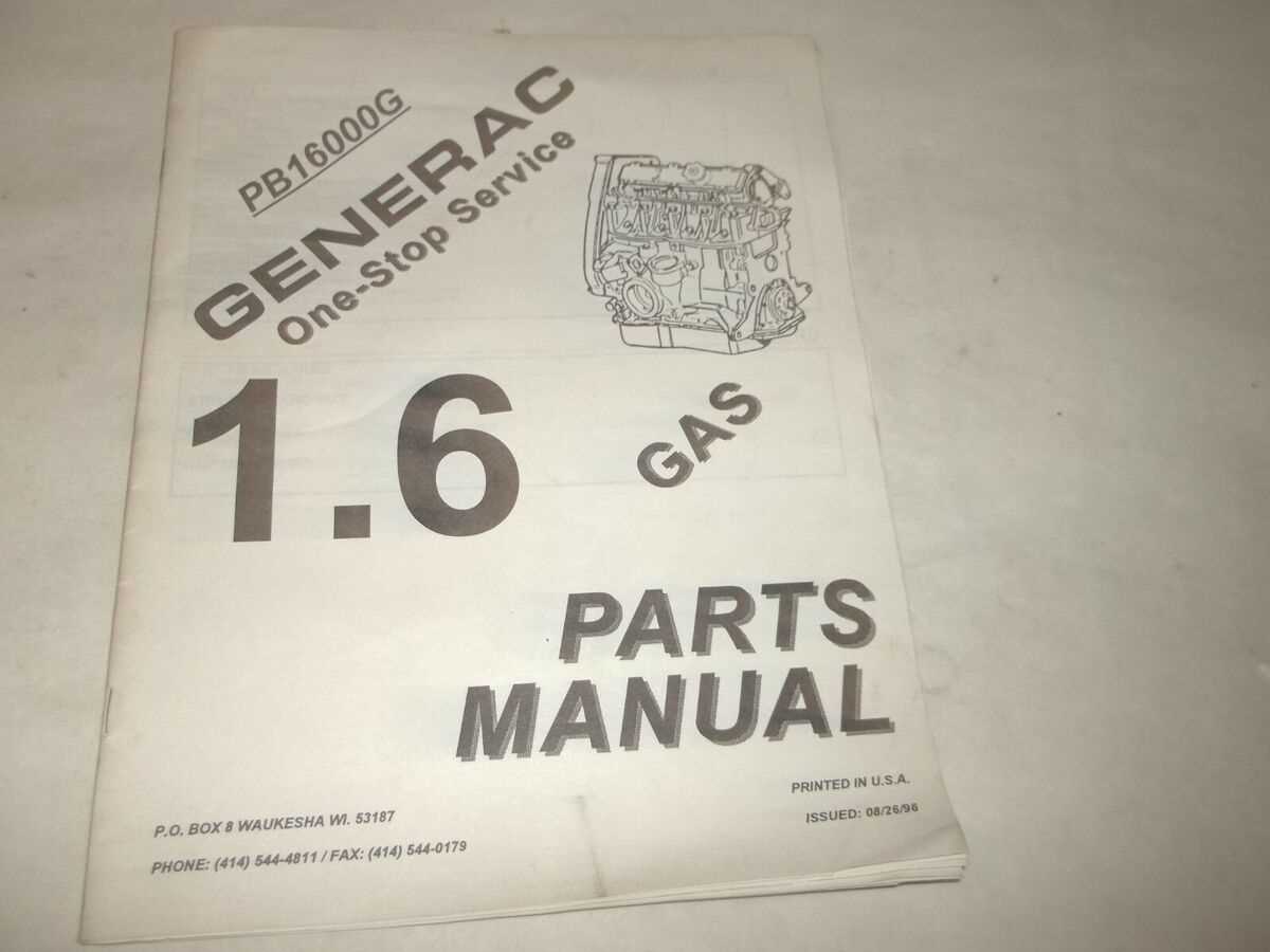 generac gp6500 repair manual