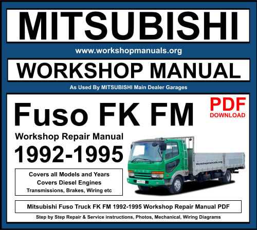 mitsubishi canter repair manual