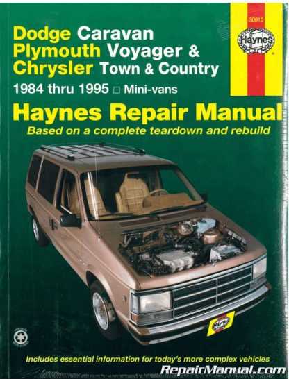 2007 town and country repair manual